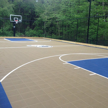 Backyard Basketball Courts in Foxboro