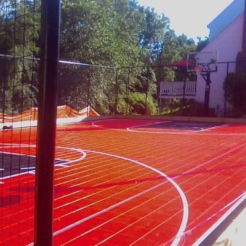 Backyard Basketball Courts in Hingham