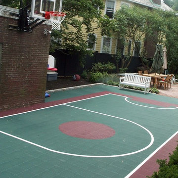 Backyard Basketball Courts in Jamaica Plain