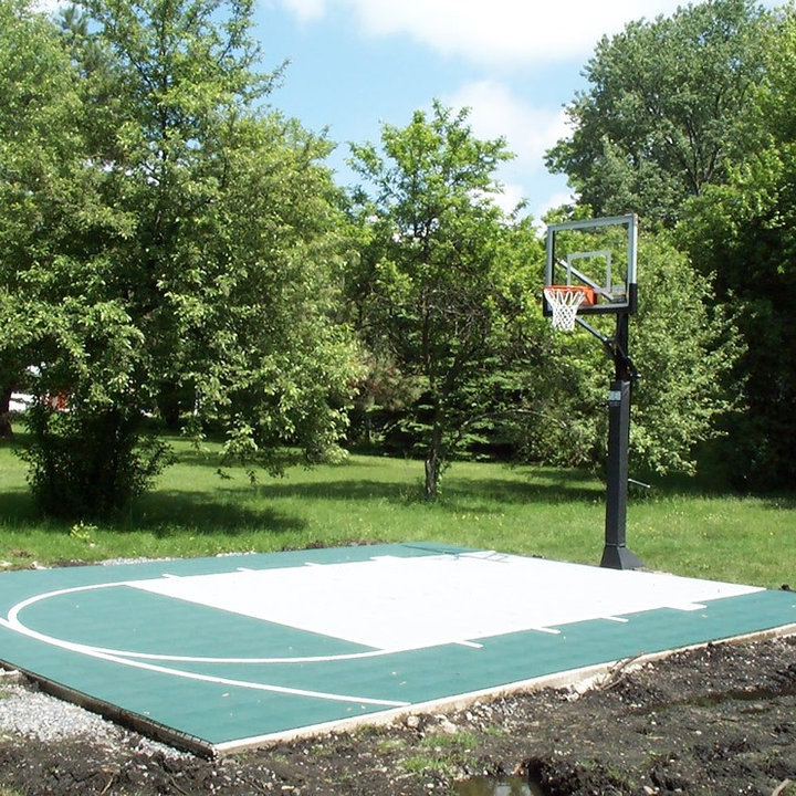 Paver Basketball Court Photos & Ideas Houzz