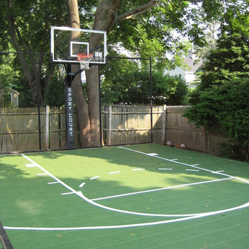 Backyard Basketball Courts in Marblehead