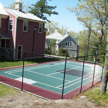 Backyard Basketball Courts in Marshfield