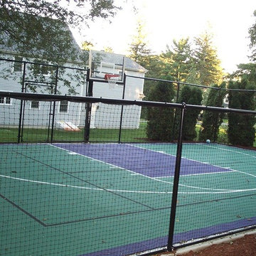 Backyard Basketball Courts in Milton