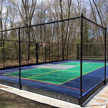 Backyard Basketball Courts in Needham