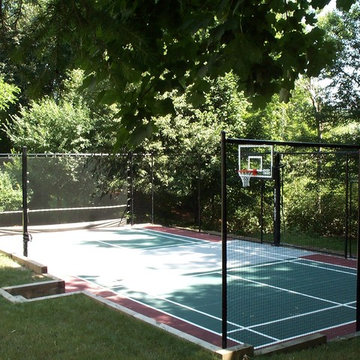 Backyard Basketball Courts in Needham