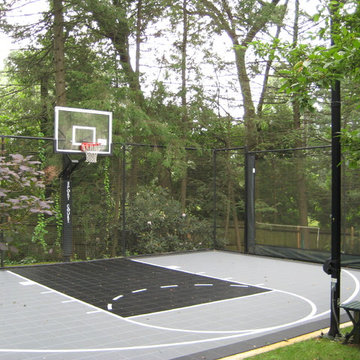 Backyard Basketball Courts in Newton