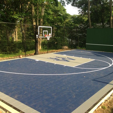 Backyard Basketball Courts in South Hamilton