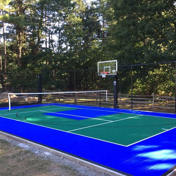 Backyard Basketball Courts in Wayland