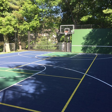 Backyard Basketball Multi-sport Courts in Lynnfield