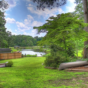 Backyard - Contemporary Ranch in Virginia