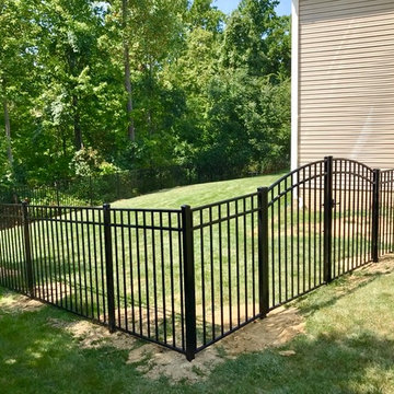 Backyard Fence - Black Aluminum 4' Tall Fence - Broadview Heights - Wiler Fence