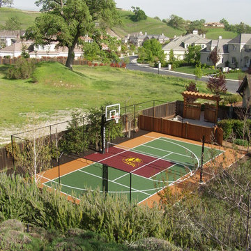 Backyard Game Court