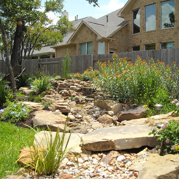 Backyard landscape design
