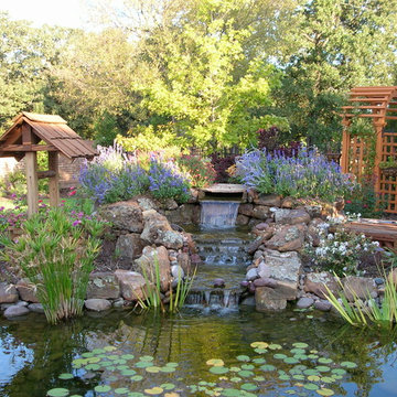 Backyard Landscapes with water features