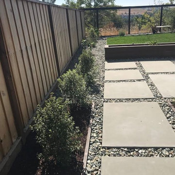 Backyard Landscaping- Concrete Pavers