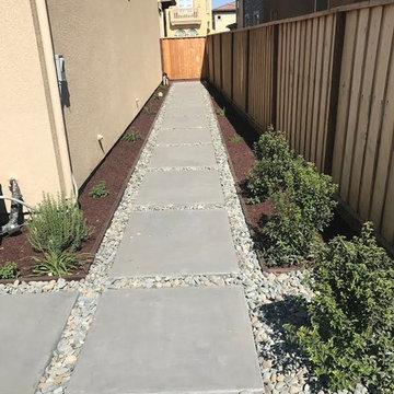 Backyard Landscaping- Concrete Pavers