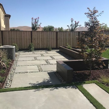Backyard Landscaping- Concrete Pavers