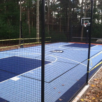 Backyard Multi-sport Basketball Courts in Medfield