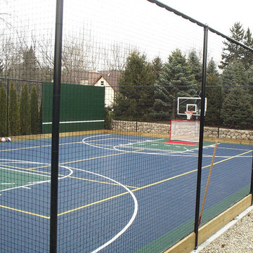 Backyard Multi-Sport Game Court in Wayland