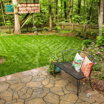 Backyard Patio and Hardscapes - Raleigh, NC landscaping project