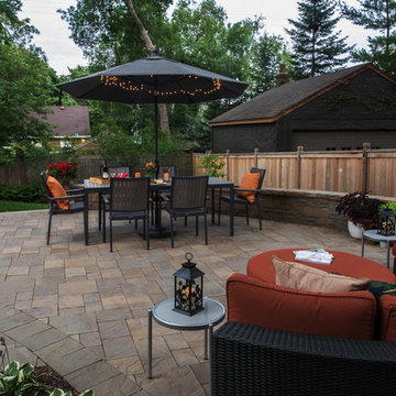Backyard Paver Patio | A Lot of Yard in a Small Space