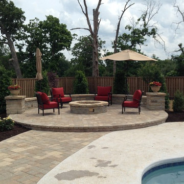 Backyard pool space, Oak Tree