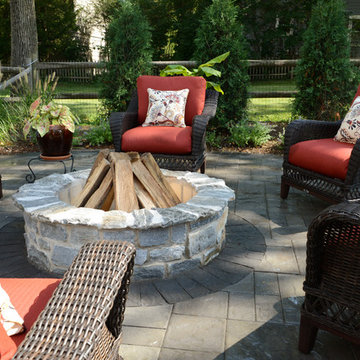 Backyard Project with Firepit Ramsey New Jersey