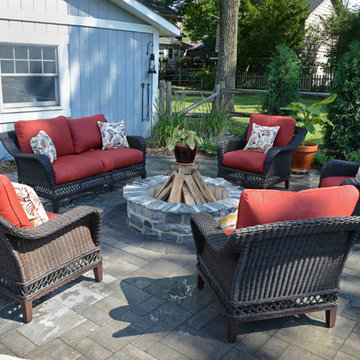 Backyard Project with Firepit Ramsey New Jersey