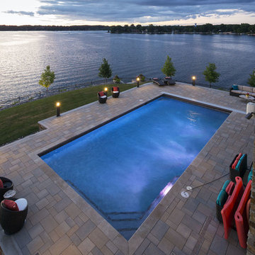 Backyard Swimming Pool – Private Lakeside Paradise