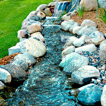 Backyard water feature