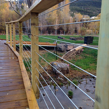 Basalt, CO: Cable for Wood Bridge Railing