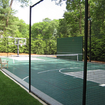 Basketball and Tennis Court in Weston