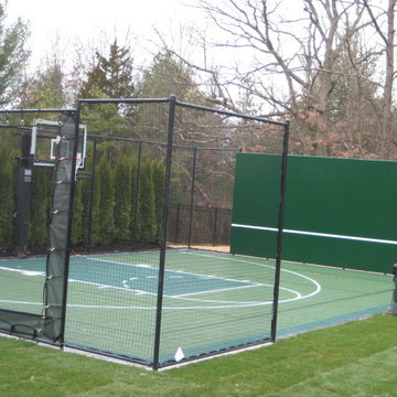 Basketball Court with Tennis hit board in Needham