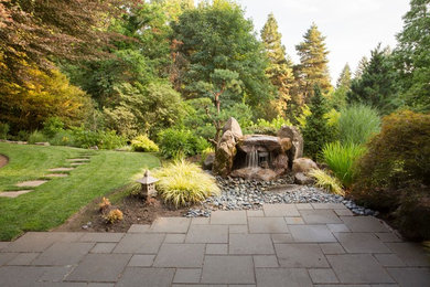 This is an example of a traditional garden in Portland.