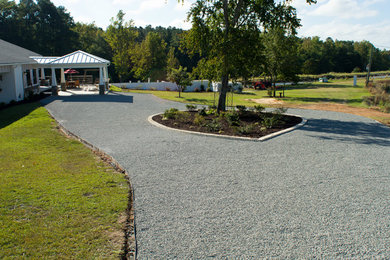 Beautiful New Gravel Drive and Landscaping in Ridge Spring!