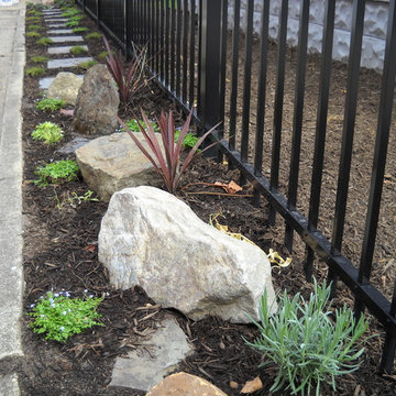 Belmar, NJ Gravel-lok Walkway, Stepping Stone Path and Succulent Gardens