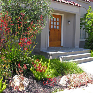 Berkeley Bungalow Flagstone Porch & Drought-Tolerant Planting