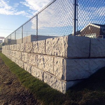 Big Block Retaining Wall - Bayers Lake, NS