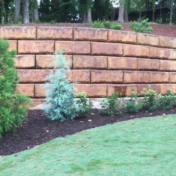 Big Block Retaining Wall w/LS Design/Install