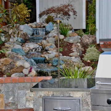 Bluestone Fireplace and BBQ, and Patio
