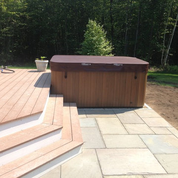 Bluestone Patio, Deck and Hot Tub