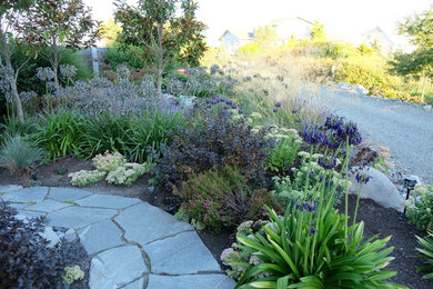 Inspiration for a coastal landscaping in Seattle.