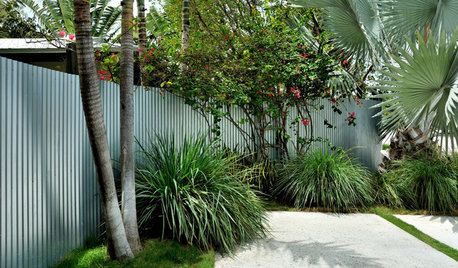 Humble Corrugated Metal Brings Modern Style to the Garden