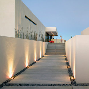 Réalisation d'un jardin minimaliste.