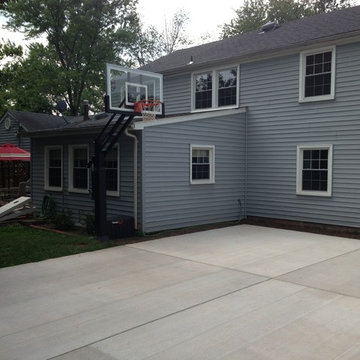 Brent G's Pro Dunk Gold Basketball System on a 30x24 in Fairfax, VA
