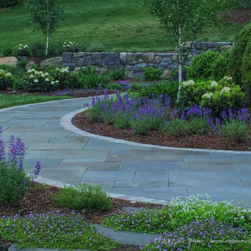 Briarcliff Manor Front Walk and Landscaping