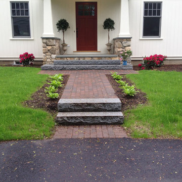 Brick Walkway & Granite Steps in Concord, MA