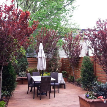 Brooklyn NYC townhouse rear yard landscape design renovation