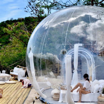 Bubble Hut Glamping Decor Vieques Puerto Rico