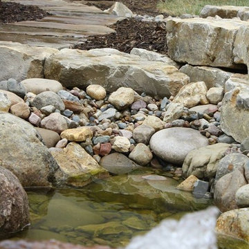Bubbling Boulder and Pond